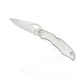 Byrd by Spyderco Cara Cara 2 Folding Knife, 95 mm, Stainless Steel Plain Blade, Stainless Steel Handle, BY03P2