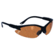 SSP Eyewear Bullchukar Sportsman Hunting Glasses, Black Frame, Belgium Bronze Anti-Fog Lens 011711950614