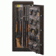 Stack-On 22-24 Gun with Back-lit Electronic Lock,, Brown Hammertone W-24-BH-E-S