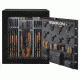 Stack-On 62-90 Gun with Electronic Lock,, Matte Black E-90-MB-E-S