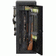 Stack-On Buck Commander Gun/Bow Cabinet Safe,21.50x18.75x57.63in,Silver/Black Hammertone AGC-408