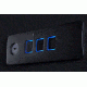 Stack-On Quick Access Safe w/Electronic Lock and Shelf,10x12.15x8.0in,Matte Black QAS-1512