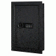 Stack-On Wall Safe with Biometric Lock, MATTE BLACK PWS-15522-B