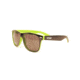 Stage Rebel Sunglasses Black Frame Neon Green Accent, Smoke Lens STG8001BG