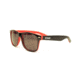 Stage Rebel Sunglasses Black Frame Red Accent, Smoke Lens STG8001BR