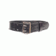Stallion Leather Sam Browne Belt 2 1/4inch Black Plain - SB-44-1