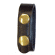 Stallion Leather Wide Belt Keeper, Black - BKA-2-BRASS