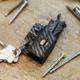StatGear Kydex Keychain Sheath for Gerber Dime &amp; Leatherman Squirt, Carbon Fiber Black, GDIME-CF-BLK