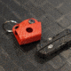 StatGear Kydex Keychain Sheath for Gerber Dime &amp; Leatherman Squirt, Carbon Fiber Red, GDIME-CF-RED
