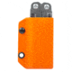 StatGear Kydex Sheath for Leatherman Wingman &amp; Sidekick, Carbon Fiber Orange, LWING-CF-ORNG
