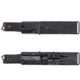 Steambow K2 3.94in Fixed Blade Knife, Polymer, Silver/Black, 0000756