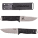 Steambow K2 3.94in Fixed Blade Knife, Polymer, Silver/Black, 0000756