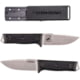 Steambow K2 3.94in Fixed Blade Knife, Polymer, Silver/Black, 0000756