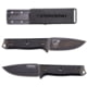Steambow K2 3.94in Fixed Blade Knife, Polymer, Black, 0000757