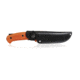 Steel Will Roamer Series Fixed Blade Knife,4.5in,9Cr18MoV Steel,Satin Blade,Orange TPE Handle, R345-1OR