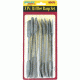 Steelex 8 Pc. Riffler 8 Double-Ended Profiles Rasp Set, Aggressive Tooth Cut D2476