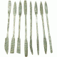 Steelex 8 Pc. Riffler 8 Double-Ended Profiles Rasp Set, Aggressive Tooth Cut D2476