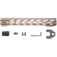 STNGR RPTR M-Lok Free Float Handguard, AR15/M4, 15in, Cerakote, Magpul FDE, 15RM-FDE