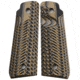 Stoner CNC Ruger Mark IV 22/45 Lite G10 Gun Grips Slash and Burn Design Fits Ruger 22 45 Lite Generation 4 Rimfire, Earth Camo, STO-IV2245-SB-ETH