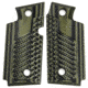 Stoner CNC Springfield Armory 911 .380 ACP Defensive Carry G10 Gun Grips, OD Green Black, Ambi, STO-SA .380-DC-AM-ODG