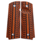 Stoner CNC Super Aggressive G10 Gun Grips fit Sig GSG, Orange Black, SIG GSG-Standard, STO-GSG-SA-STD-ORG