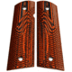 Stoner CNC Tactical Eclipse G10 Gun Grips fit Sig GSG, Orange Black, SIG GSG-Magwell, STO-GSG-TE-MAG-ORG
