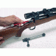 Sliding the gauge assembly into the chamber