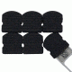 Stowaway Tools Tool Cap, Black, Pack of 6, STW-302-BLK
