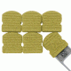 Stowaway Tools Tool Cap, Mustard, Pack of 6, STW-302-MUS