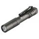 Streamlight MicroStream USB Rechargeable Bright Small LED Flashlight, 250/50 Lumens w/ 5in USB Cord and Lanyard, Black, Clam, 66601
