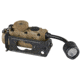 Streamlight Sidewinder Stalk LED Flashlight w/Helmet Clip, CR123A &amp; AA, Multicolor, 76 Lumens, Coyote, 14300
