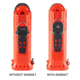 Streamlight Survivor Pivot USB LED Flashlight with Magnet, Rechrgeable, 325 Lumens, Orange, 91838