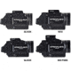 Streamlight TLR-8 Sub For Glock 43X/48 MOS LED Weapon Light w/ Red Laser, CR123A Lithium, White, 500 Lumens, Black, 69411
