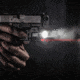 Streamlight TLR-8 Tactical Weapon Light w/Laser Sight, Rail Mounted, 500 Lumen LED, 640-660nm Red Laser, 1 x CR123A Battery, Black, 69410