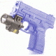 Streamlight TLR-4 Rail Mounted Laser Sight and Flashlight w/Rail Keys and Battery, CR2 Lithium, USP Compact Only, Red, 170 Lumens, Black, 69240