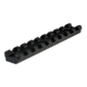 Strike Industries 9 Slot Keymod Long Rail Section For 45 Degree Panel, Black SI-KMARS-L-9-45D