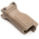 Strike Industries Angled Vertical Long Grip with Cable Management for 1913 Picatinny Rail, FDE, One Size, SI-AR-CMAG-RAIL-L-FDE