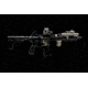 Strike Industries Angled Vertical Short Grip with Cable Management for 1913 Picatinny Rail, FDE, SI-AR-CMAG-RAIL-S-FDE