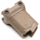 Strike Industries Angled Vertical Short Grip with Cable Management for 1913 Picatinny Rail, FDE, SI-AR-CMAG-RAIL-S-FDE
