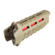 Strike Industries Carbine Length Handguard with Heat Shield, FDE/Red, SI-STRIKE-HG-CFDE-RED