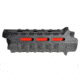 Strike Industries Carbine Length Handguard with Heat Shield, Red, SI-STRIKE-HG-CBK-RED