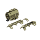 Strike Industries Gridlok Front&amp;Rear Sights, FDE, One Size, 708747548839