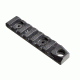 Strike Industries Link Rail Section 7 Slots-QD Featured Can Fit Most Keymod and M-Lok Version Mounting Surfaces, Black SI-LINK-RS-7-QD-BK
