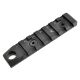 Strike Industries Link Rail Section 7 Slots-QD Featured Can Fit Most Keymod and M-Lok Version Mounting Surfaces, Black, One Size, SI-LINK-RS-7-QD-BK