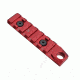 Strike Industries Link Rail Section 7 Slots-QD Featured Can Fit Most Keymod and M-Lok Version Mounting Surfaces, Red SI-Link-RS-7-QD-RED
