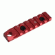 Strike Industries Link Rail Section 7 Slots-QD Featured Can Fit Most Keymod and M-Lok Version Mounting Surfaces, Red SI-Link-RS-7-QD-RED