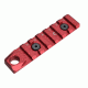 Strike Industries Link Rail Section 7 Slots-QD Featured Can Fit Most Keymod and M-Lok Version Mounting Surfaces, Red SI-Link-RS-7-QD-RED