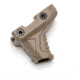 Strike Industries Picatinny Mini Hand Stop w/Cable Management System, FDE, SI-AR-CMS-PMHS-FDE