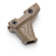 Strike Industries Picatinny Mini Hand Stop w/Cable Management System, FDE, SI-AR-CMS-PMHS-FDE