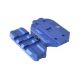 Strike Industries R.EX Riser - Low Profile, Lightweight Riser for AR Platforms, Blue, One Size, SI-REX-RISER-BLU